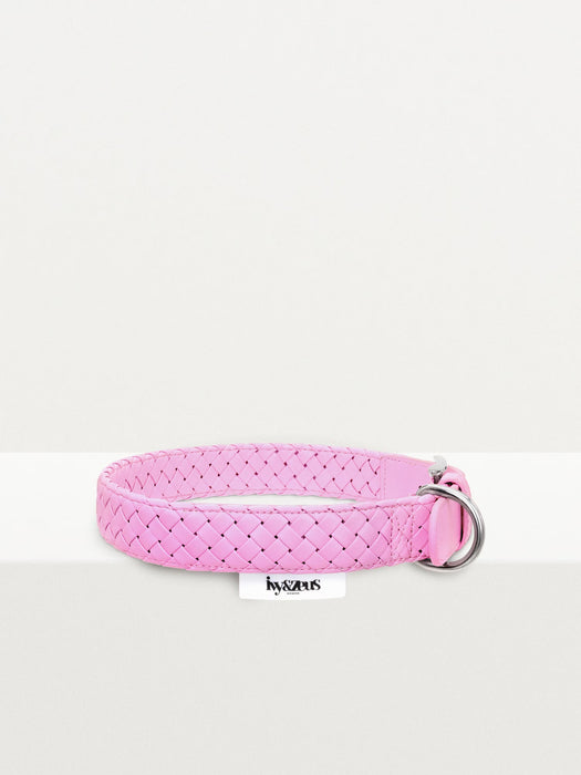 Handgeflochten & Limitiert: Halsband Daisy in Rosa