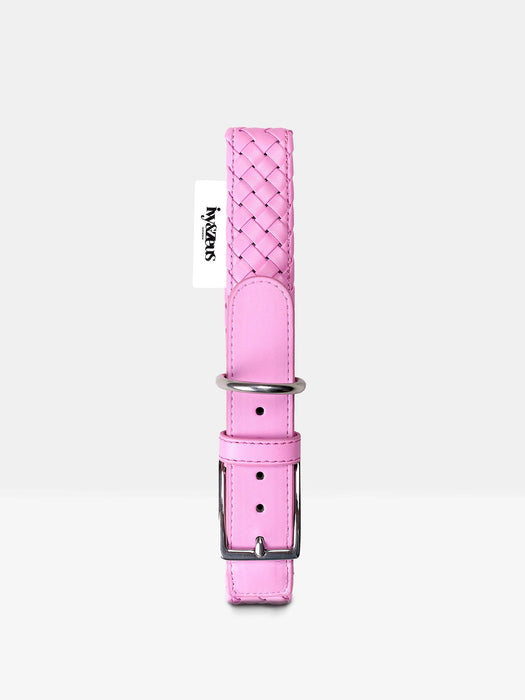 Handgeflochten & Limitiert: Halsband Daisy in Rosa