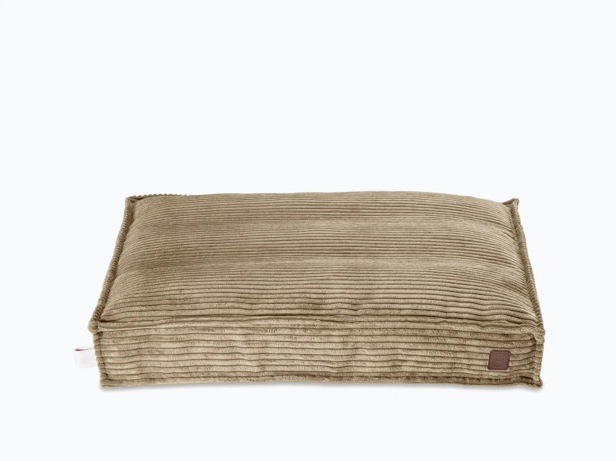 Orthopädische MEMORY FOAM Hundekissen aus Möbelcord / Premium Hundebett für mittlere und große Hunde / Hundematratze