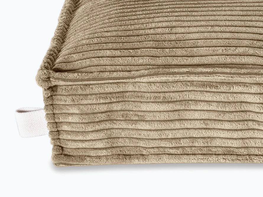 Orthopädische MEMORY FOAM Hundekissen aus Möbelcord / Premium Hundebett für mittlere und große Hunde / Hundematratze