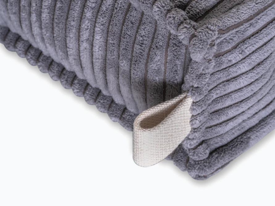 Orthopädische MEMORY FOAM Hundekissen aus Möbelcord / Premium Hundebett für mittlere und große Hunde / Hundematratze