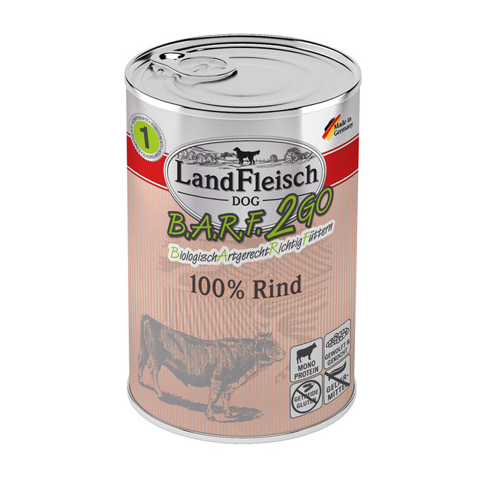 LandFleisch B.A.R.F.2GO 6x400g
