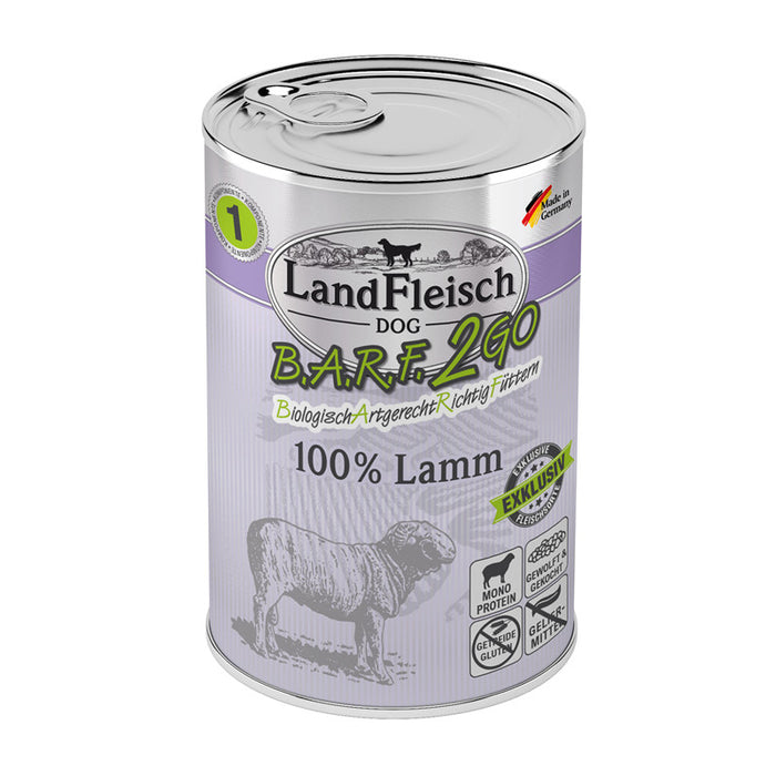 LandFleisch B.A.R.F.2GO 6x400g