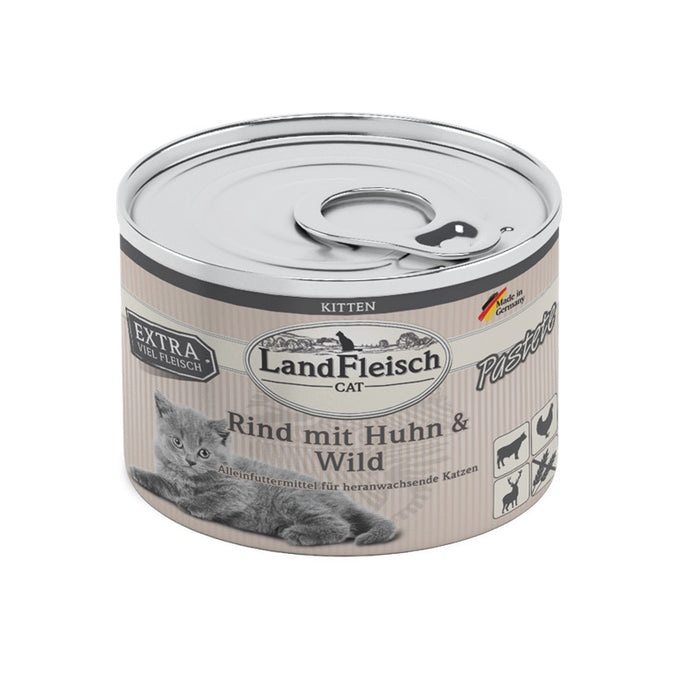 LandFleisch Cat - Kitten Dose 6x195g
