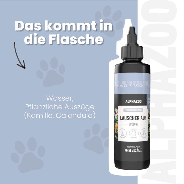 Lauscher-Auf Ohrenreiniger für Hunde