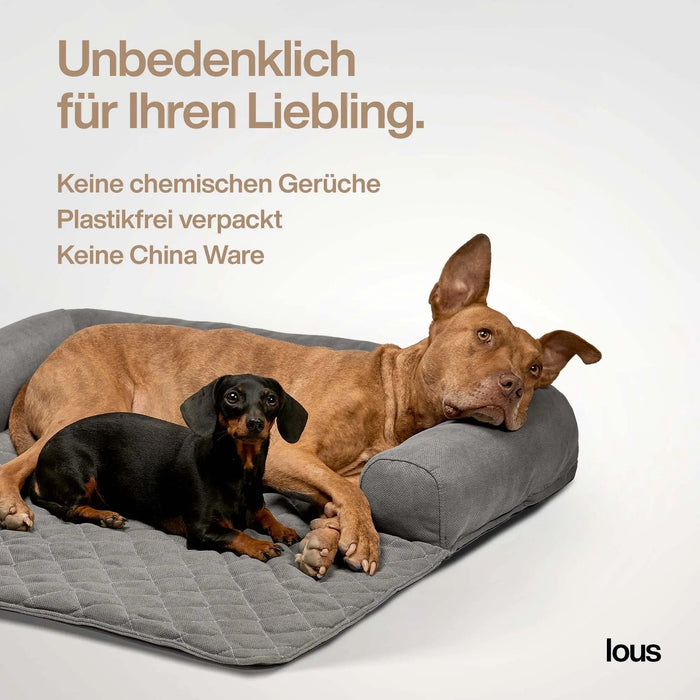 Lous handgefertigter Sofaschutz Sofadecke mit Rand
