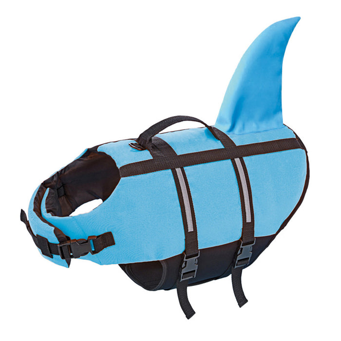 Nobby Hunde Schwimmhilfe Sharki hellblau