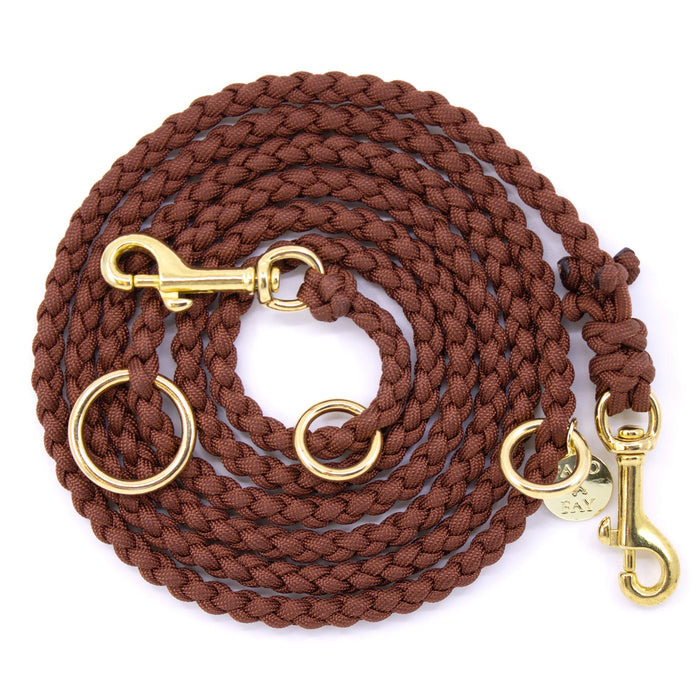 Paracord Leine MIAMI Small - Chocolate