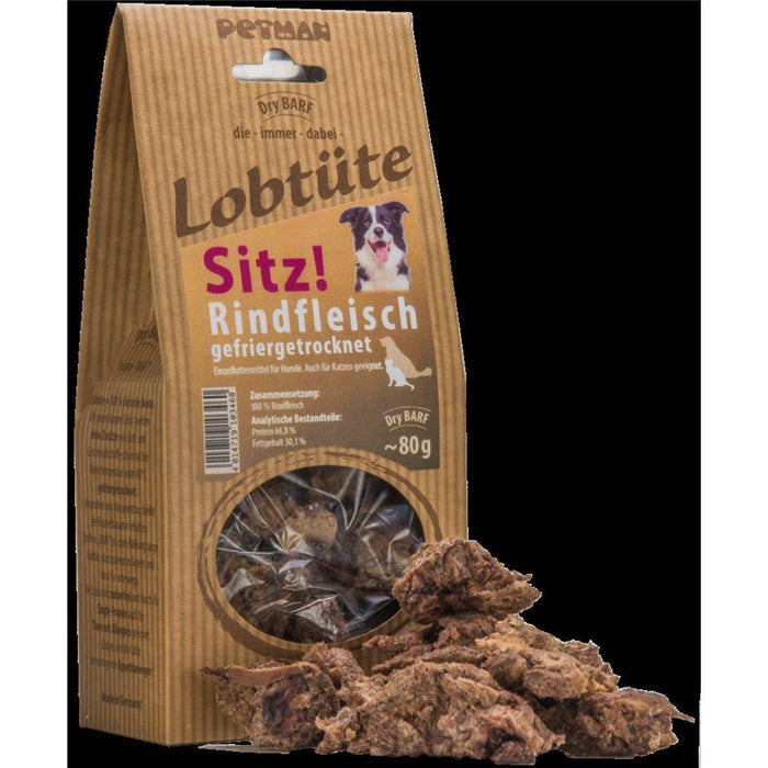 Petman Lobtüte SITZ! Rindfleisch