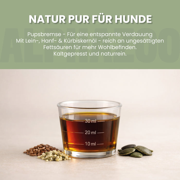 Pupsbremse Futteröl für Hunde