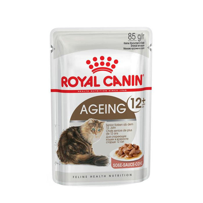 Royal Canin Feline Health Nutrition Ageing Senior 12+ in Soße