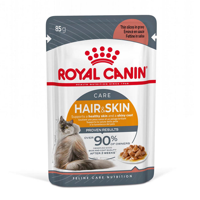 Royal Canin Feline Care Nutrition Hair & Skin in Soße