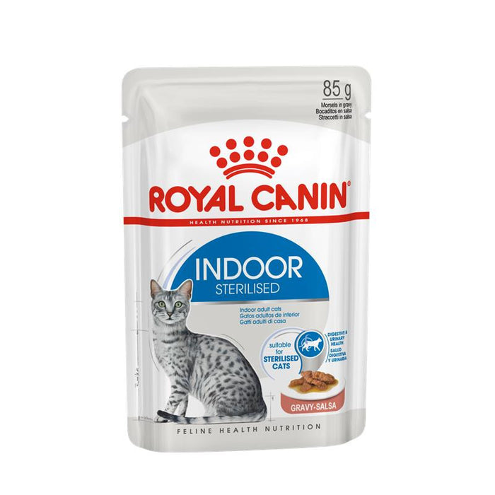 Royal Canin Feline Health Nutrition Indoor Sterilised in Sauce