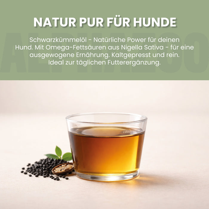 Schwarzkümmelöl für Hunde