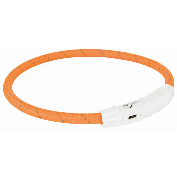 Trixie Leuchtring Flash USB orange