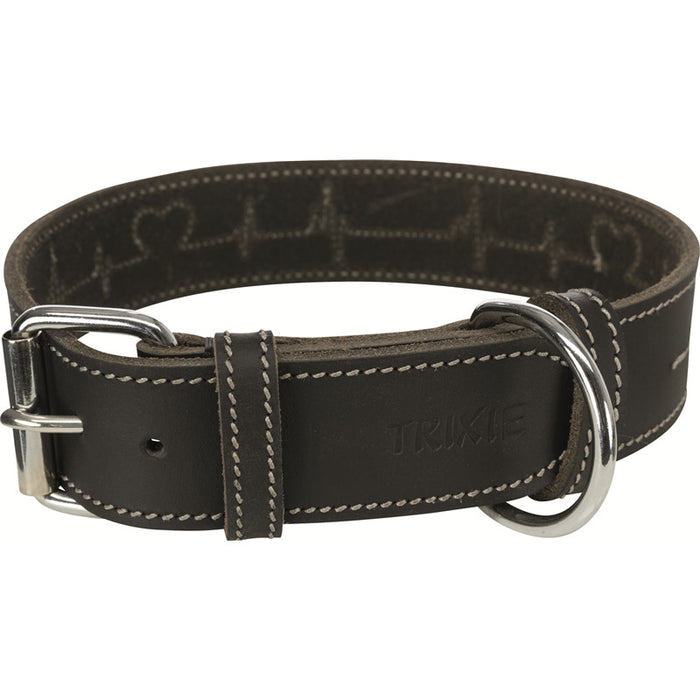 Trixie Rustic Fettleder-HB Heartbeat schwarz