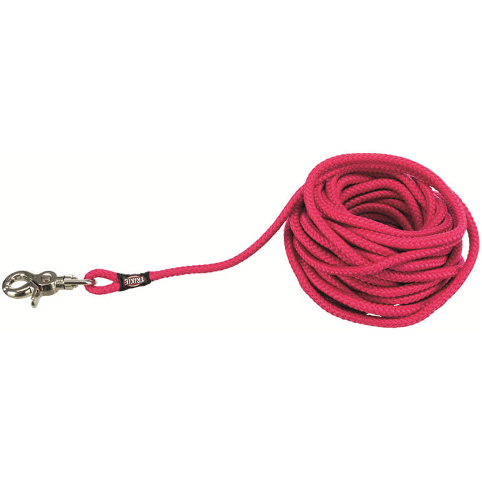 Trixie Schleppleine Trigger Snap Hook fuchsia rund