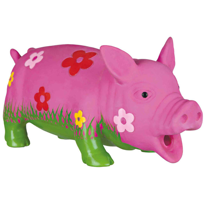 Trixie LatexSchwein Decor Blumen mit Original-Tierstimme