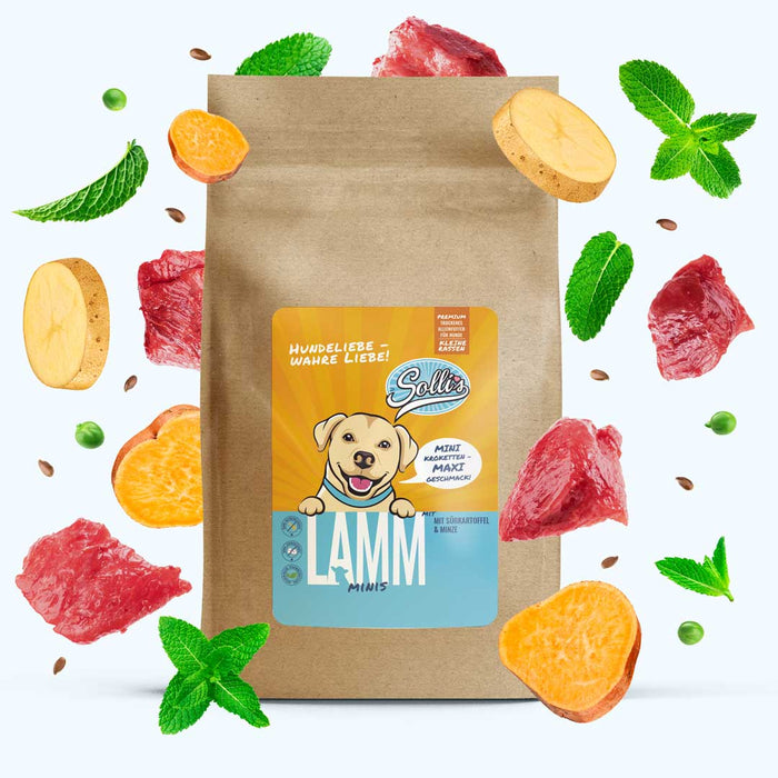 Trockenfutter Lamm-Minis | kleine Rassen