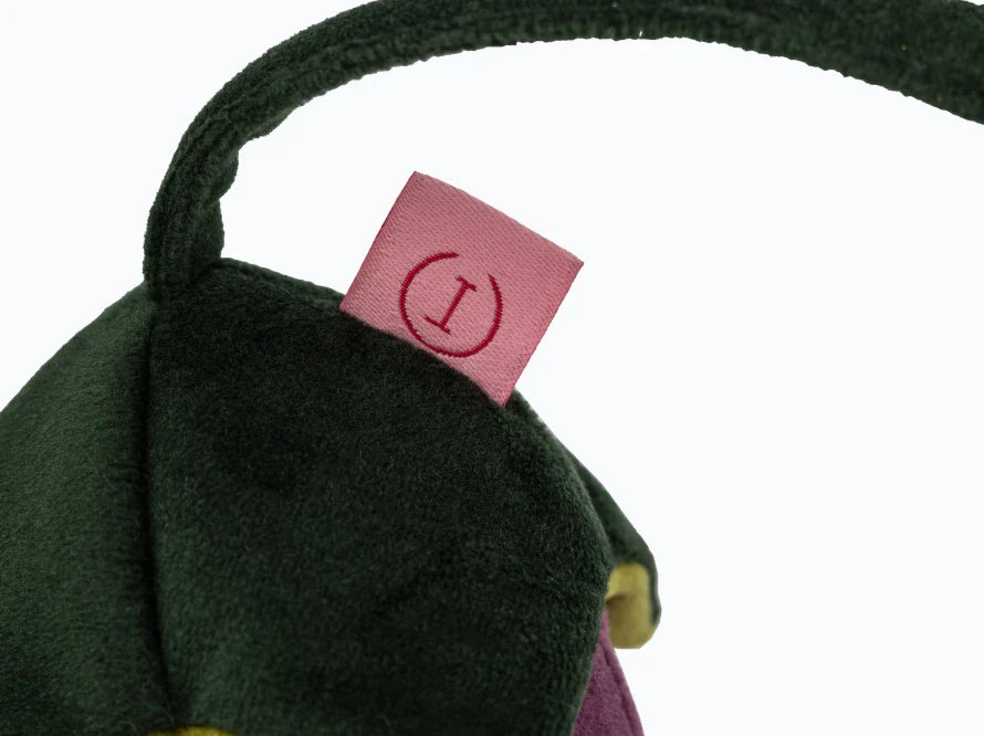 AUBERGINE Hundespielzeug / Nasenarbeit für Hunde / Training für das Gehirn, den Geruchssinn und die Feinmotorik / interaktives Plüschtier / sanftes Rascheln