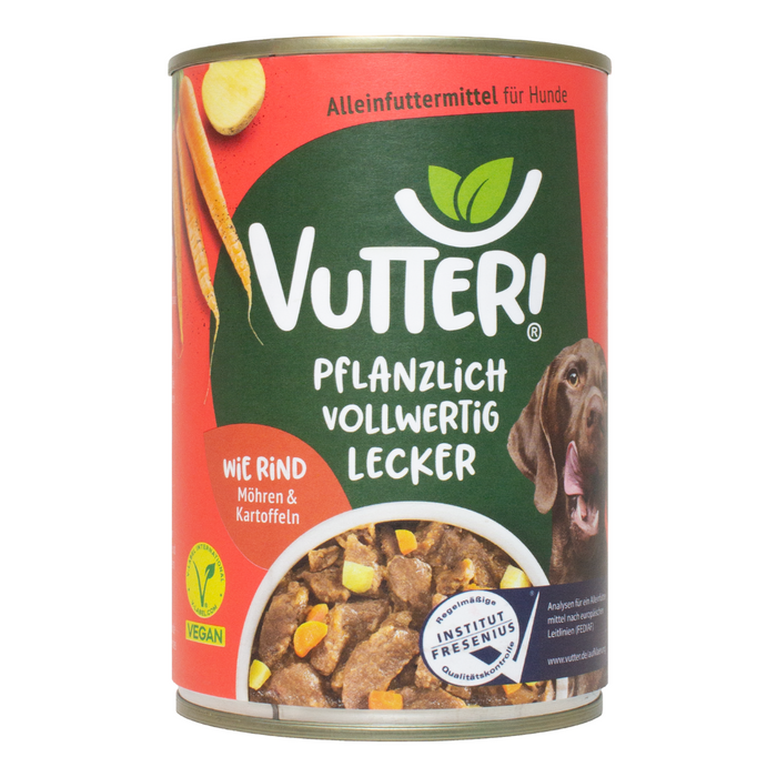 Vutter! Nassfutter: Wie Rind