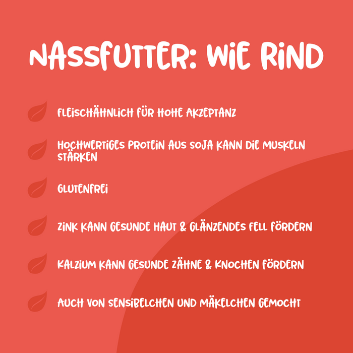 Vutter! Nassfutter: Wie Rind