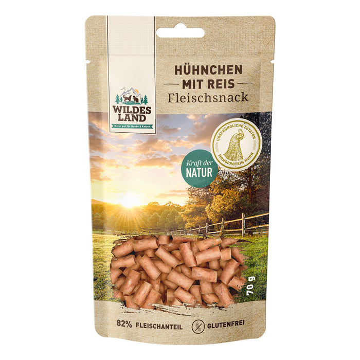 Wildes Land Hühnchen mit Reis
