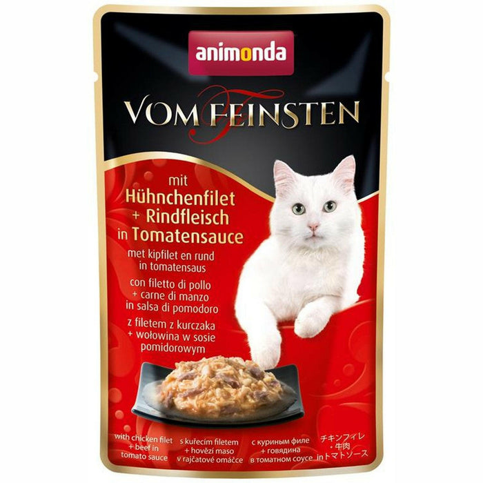 Animonda Cat Portionsbeutel vom Feinsten mit Hühnchenfilet & Rindfleisch 18x50g