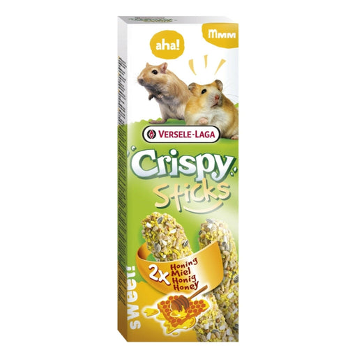 Crispy Sticks Hamster-Rennmäuse Honig 2 Stück 110g