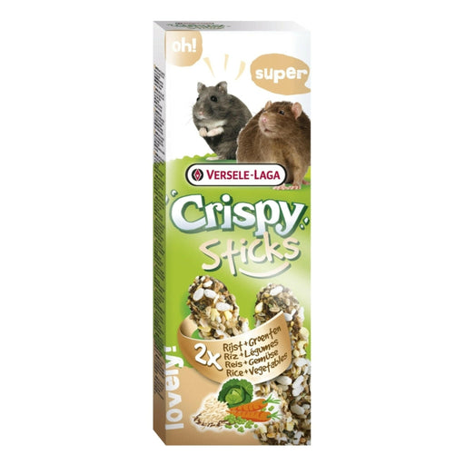 Crispy Sticks Hamster-Ratten Reis & Gemüse 2 Stück 110g