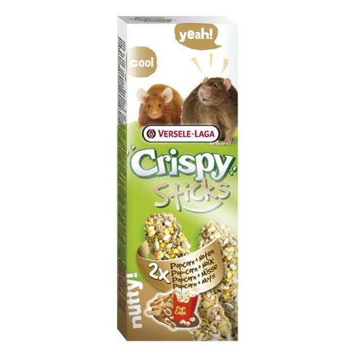 Crispy Sticks Ratten-Mäuse Popcorn & Nüsse 2 Stück 110g