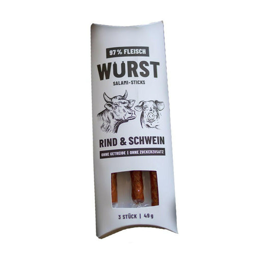 Wurst -Mini-Salami-Sticks.