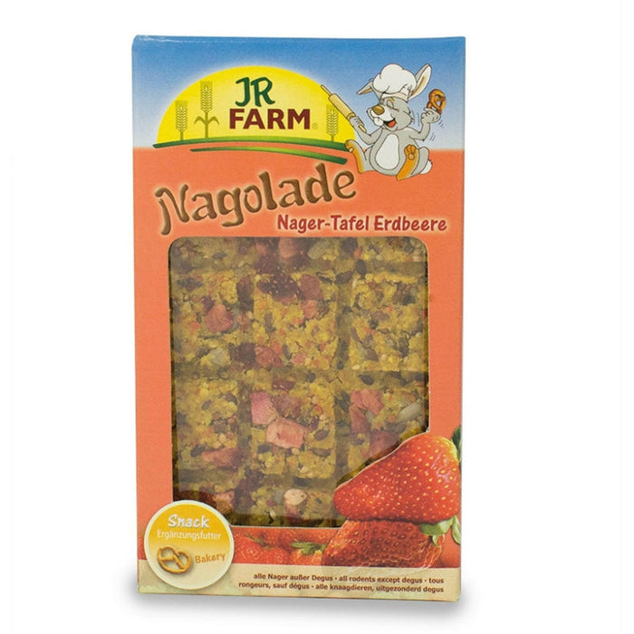 JR Farm Nagolade Nager-Tafel Erdbeere 125g
