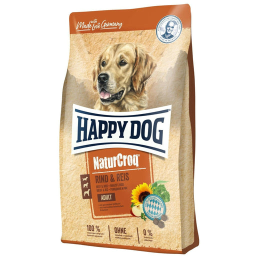Happy Dog NaturCroq Rind & Reis Eco Bundle 2x4kg.