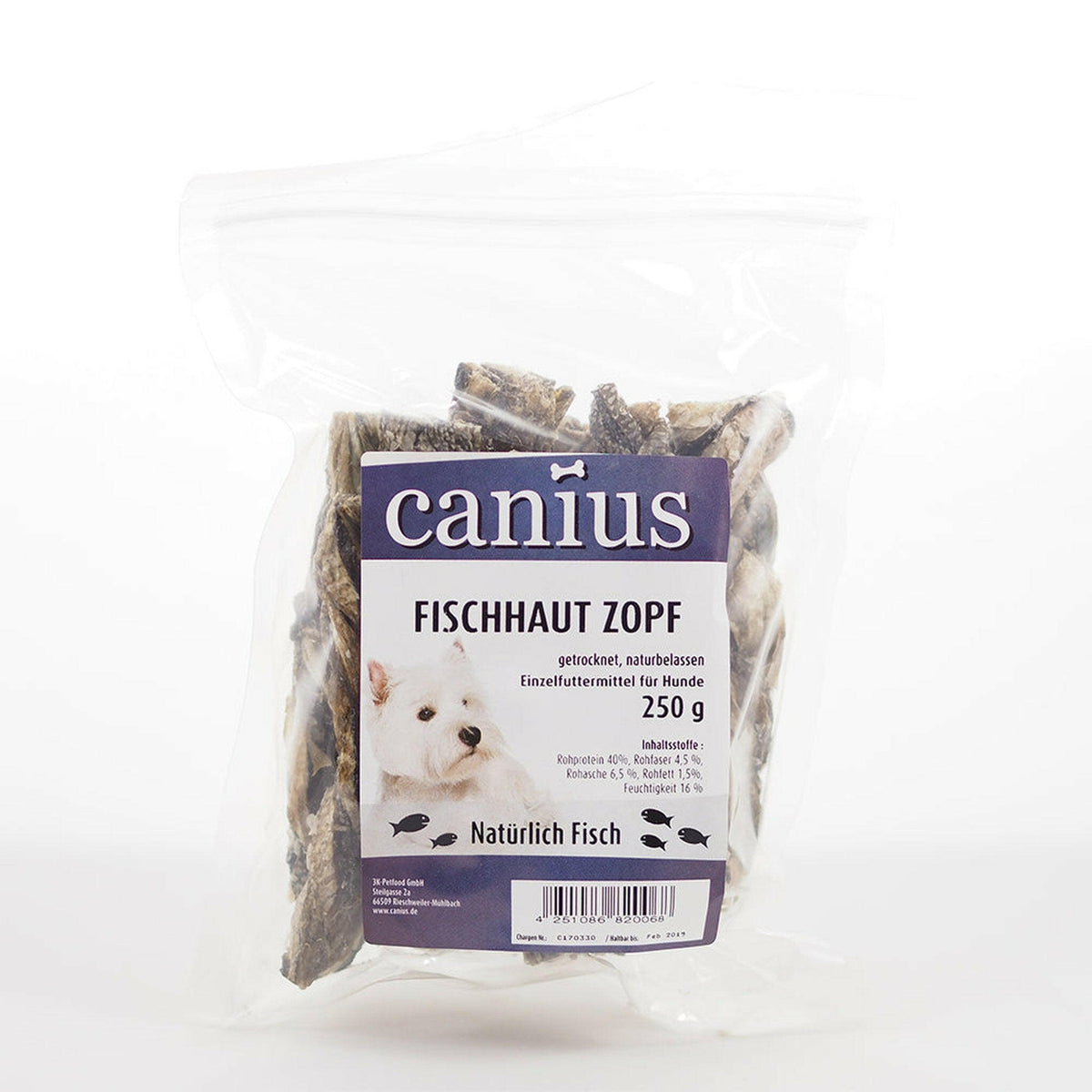 Canius Fischhaut Zopf für Hunde — muunchy.de