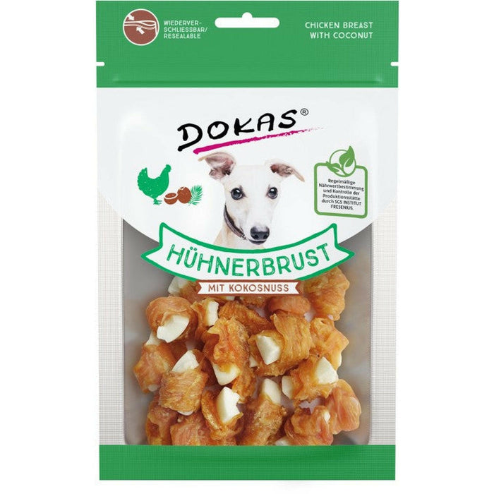 Dokas Hunde Snack Hühnerbrust mit Kokosnuss 60g