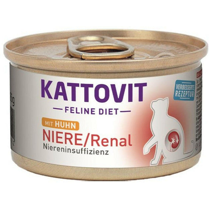 Kattovit Feline Diet Niere / Renal Huhn - bei Niereninsuf 12x85g
