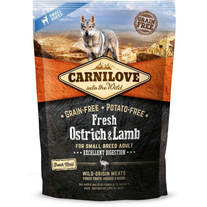 Carnilove Dog Adult Fresh Small Breeds - Ostrich & Lamb