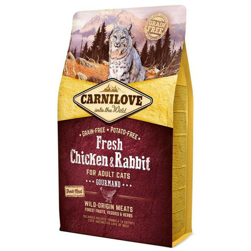 Carnilove Cat Adult Fresh - Chicken & Rabbit/Gourmand