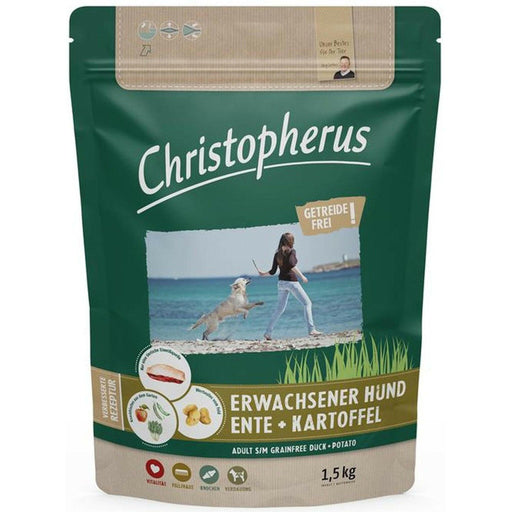 Christopherus Getreidefrei Ente & Kartoffel Eco Bundle 2x1,5kg.