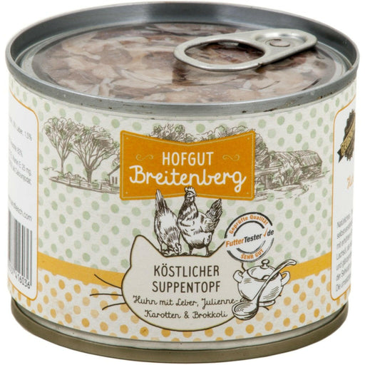 Hofgut Breitenberg Cat köstlicher Suppentopf Huhn 12x180g