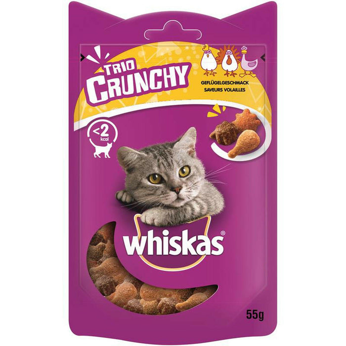 Whiskas Snack Trio-Crunchy 55g