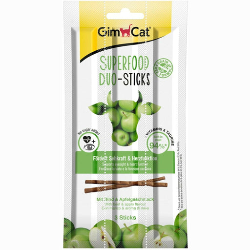 GimCat Superfood Duo-Sticks Rind & Apfel 3 Stück