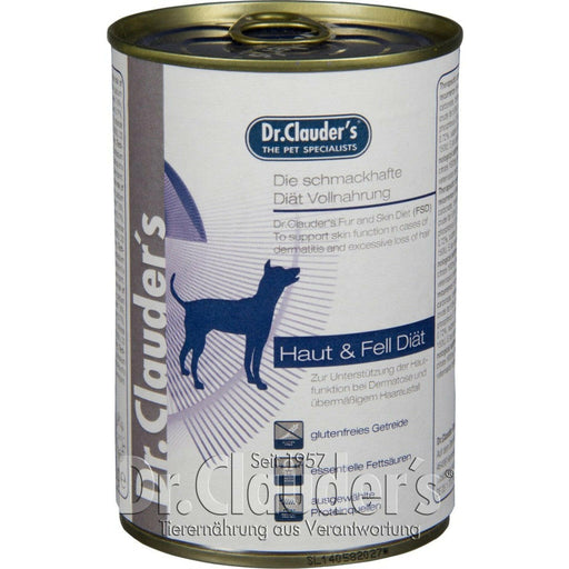 Dr. Clauder´s Diät Hund FSD Haut&Felldiät 6x400g